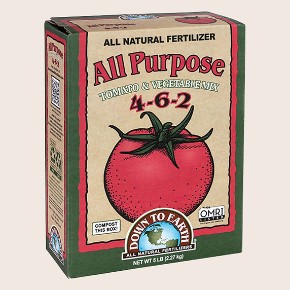 Fertilizante orgánico All Purpose 4-6-2 para plantas en tiesto y trasplantes -Aplicación de fertilizante suave en vegetales y flore -Plantas saludables y verdes con fertilizante natural -Jardín en maceta con crecimiento vigoroso gracias a All Purpose