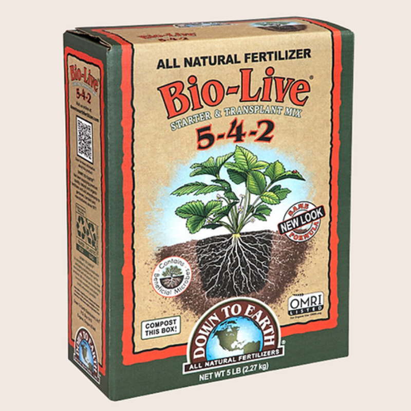 Bolsa de fertilizante Bio-Live 5-4-2 Down To Earth