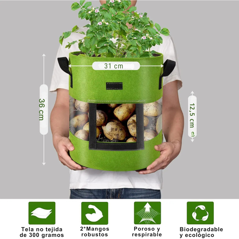 Bolsa Transparente para Cultivo