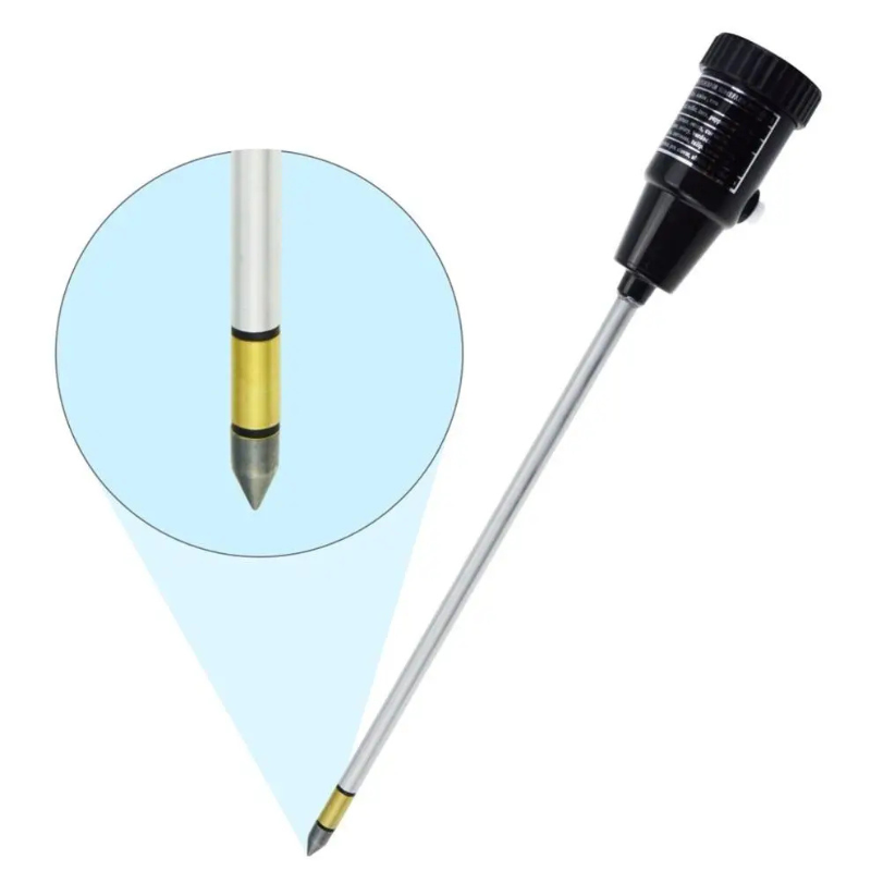 Medidor de PH del suelo con sonda de electrodo