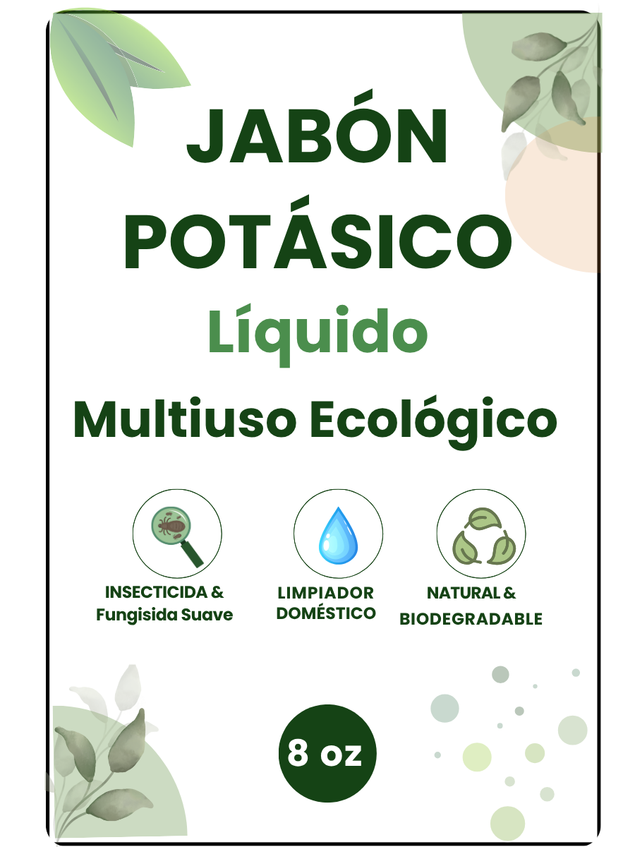Jabón potásico con textura cremosa, resaltando ingredientes naturales y el potasio.