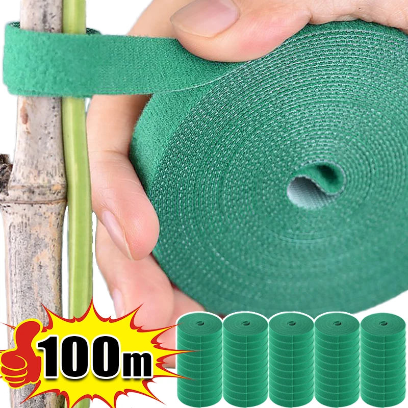 Rollos de Cinta verde para Amarres de Jardín