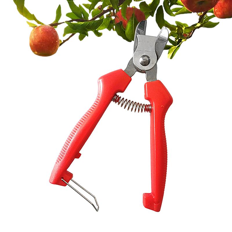 Tijeras de podar - Herramientas de jardinería - Tijeras de jardín - Cortador curvo - Tijeras ergonómicas - Herramientas manuales de jardinería - Tijeras para recoger frutas - Jardinería duradera - Acero inoxidable - Herramientas para árboles frutales