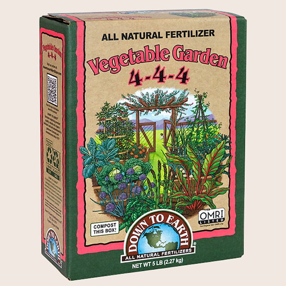 Fertilizante Orgánico Vegetable Garden Mix 4-4-4 (Abono)