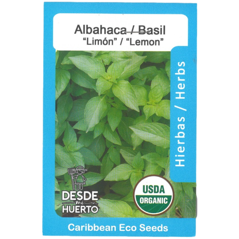 Semillas de Albahaca Limón