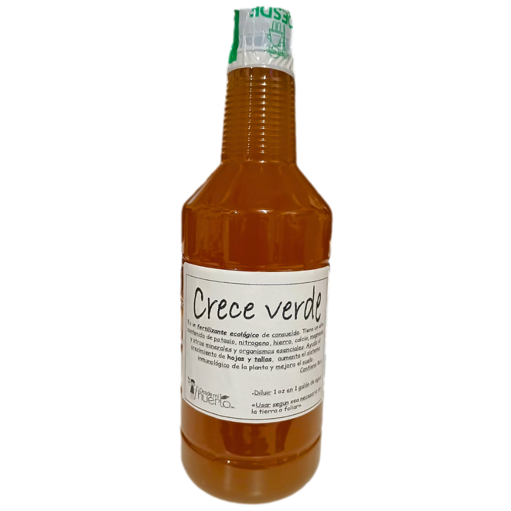 Fertilizante Crece Verde (Abono Ecológico 32oz)