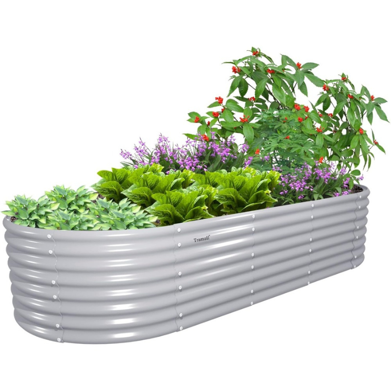 Kit de cama de jardín elevada - Cajas de plantador de metal - Jardinería fácil - Cultivo de verduras en casa - Jardín urbano - Bricolaje para jardineros - Jardinería sostenible