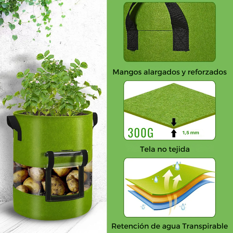 Bolsa Transparente para Cultivo