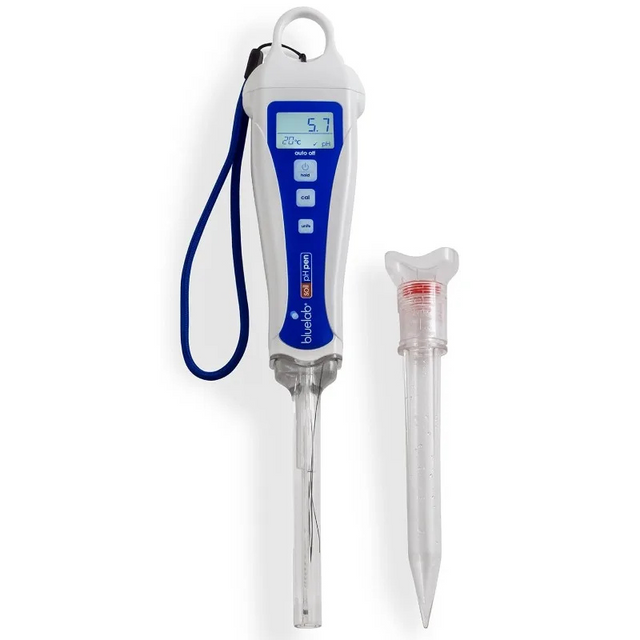 Medidor de pH del suelo - Medidor digital de pH - Herramienta de cultivo - Medición de pH - Cultivo hidropónico - Equipos de jardinería - Calibración de pH - Medidor de temperatura y pH