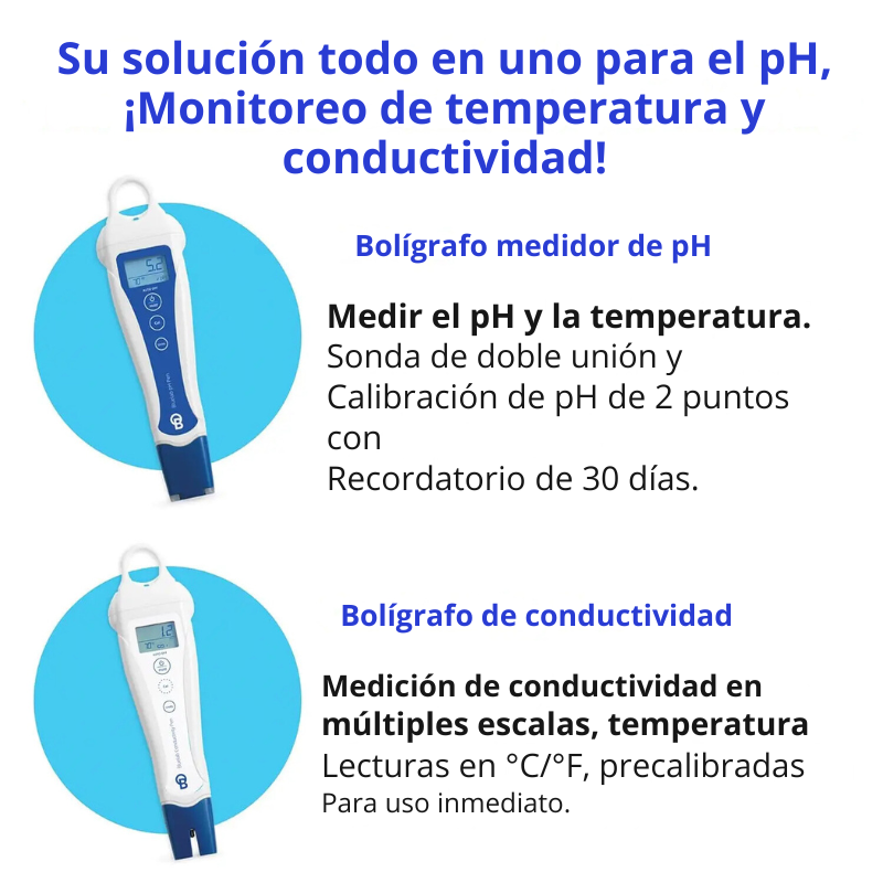 Kit básico de pH y conductividad de Bluelab