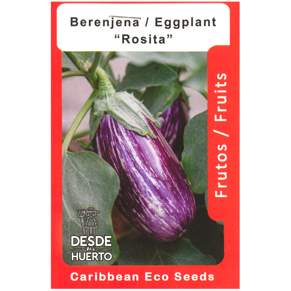 Semillas Berenjena Rosita (ph1) – Cultivos Borinquen
