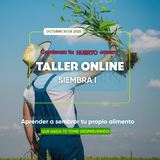 Kit de Huerto Casero con tierra y semillas para Taller de Siembra I