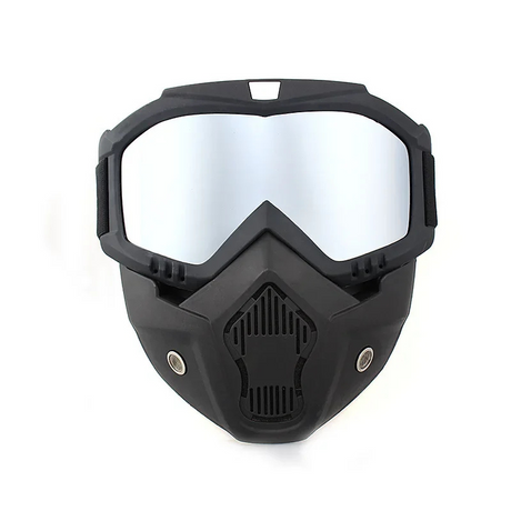 Máscara protectora - Máscaras para vientos - Gafas de motocross - Máscara Airsoft - Protección facial - Gafas ajustables - Equipamiento para deportes - Máscaras para adultos y niños - Máscaras para adultos y niños