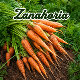 Vegetales de raíz cultivados en huerto urbano