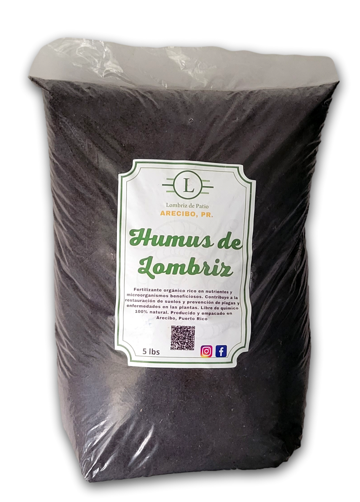 Fertilizante Orgánico Humus de Lombriz (Abono)