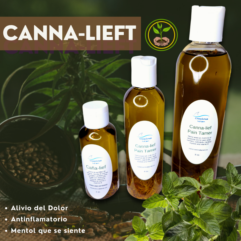 Canna-lief 2 oz, 4oz, 8oz (Producto en Tendencia)