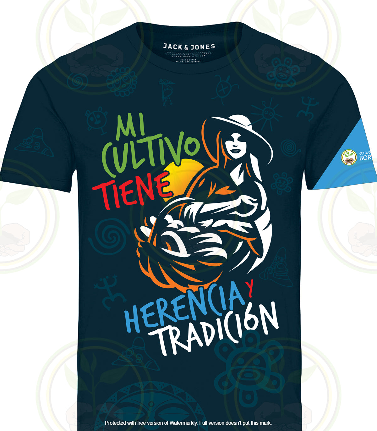 Camisa F  "Mi Cultivo Tiene Herencia..." (Souvenir ph1)